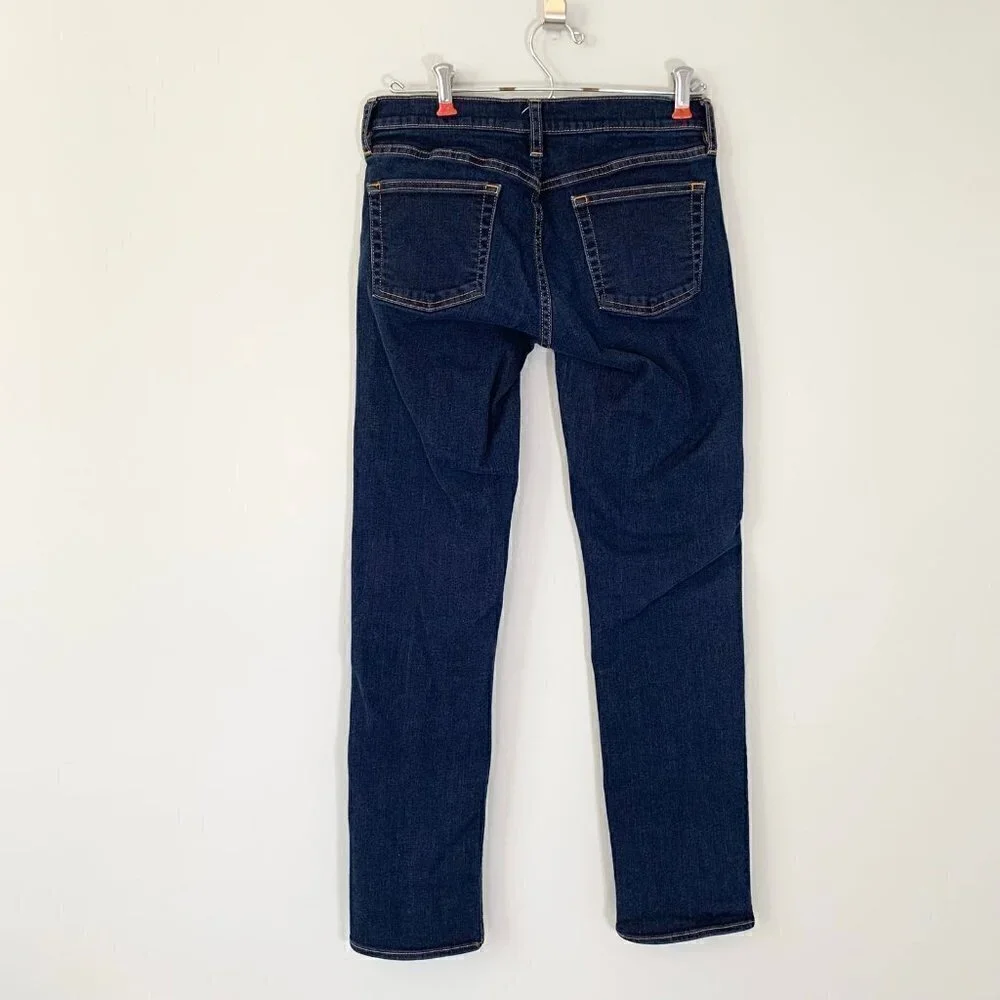 J.Crew Stretch Straight Leg Jeans Dark Wash Indigo Blue Women's‎ 26